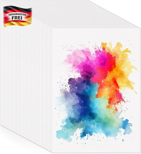 Blatt aquarellpapier a6 - 60,