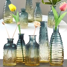5 tlg Glasvase Set Blumenvase