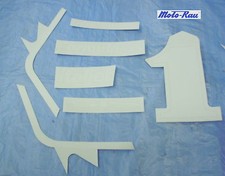 Italjet Formula 50  Aufklebersatz Aufkleber Dekosatz weiß Sticker