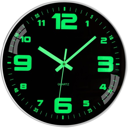 Wanduhr digital leuchtend