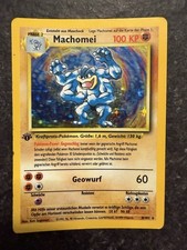 Pokémon 1.Edition Machomei Holo