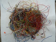 Modelleisenbahn Konvolut Schaltlitze Kupferlitze Schaltdraht Klingeldraht