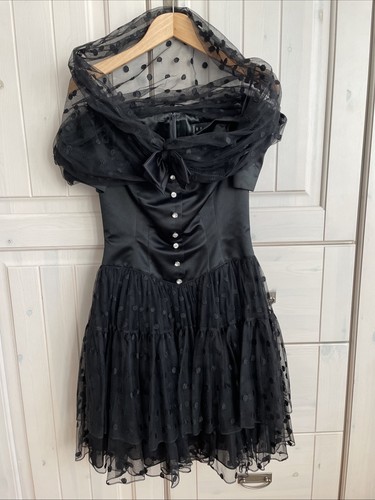 Schwarzes kleid gothic - schwarzes, kleid,