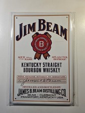 Jim Beam Retro Blechschild