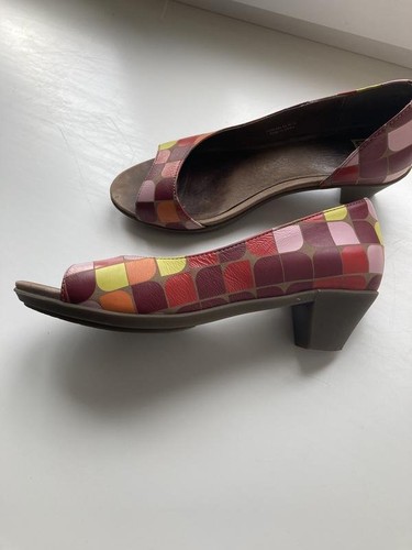 Women camper heels multicolor - heels,