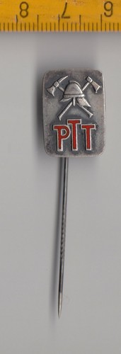 Vintage emaille ptt postal - vintage,