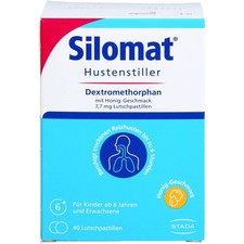 SILOMAT Hustenstiller DMP m.Honig-Geschm.7,7mg LUP 40 St PZN18661469