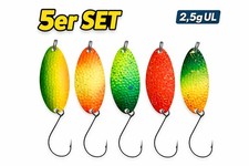 Forellen Spoon Set 5x 2,5g UL