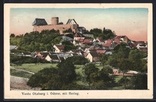 Otzberg i. Odenw., Veste Otzberg mit Hering, Ansichtskarte 