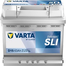 VARTA D15 Silver Dynamic 63Ah