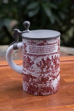 Bierkrug - Porzellan mit