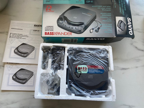 Sanyo cdp discman - cdp-41, portabler