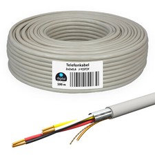 Telefonkabel 100m 2 x 2  0,6