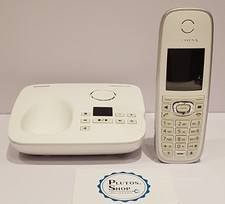 Siemens Gigaset Haus Telefon Schnurlos - C595 Weiß Anrufbeantworter DECT Single