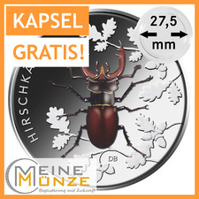5 Euro Münze HIRSCHKÄFER