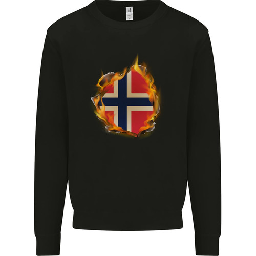 The norwegian flag fire effect - the,