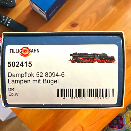 Tillig bahn dampflok 52 - bahn,