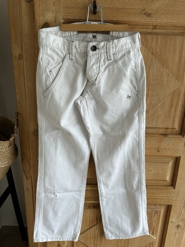 Hose weiß jeans freeman - hose,