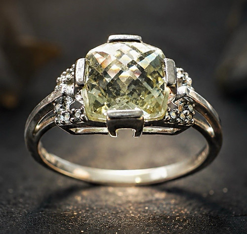 333 weißgold ring mit - weißgold,