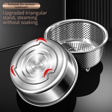 Edelstahl Dampfgarer Korb zum
