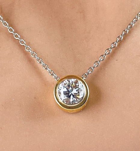 Collier kette brillant - collier/kette,