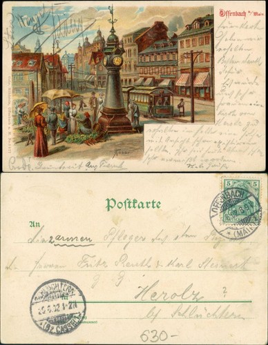 Litho offenbach - litho, ak