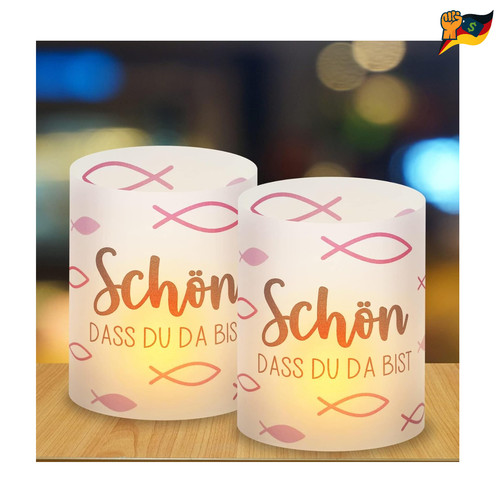 Windlicht fisch tischdeko - 12,