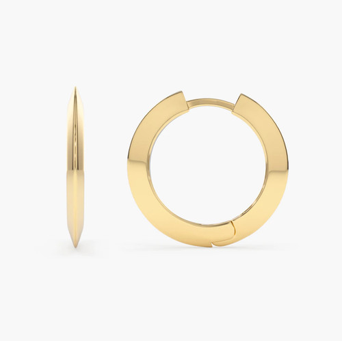 Ladies earrings 585 - ladies, gold