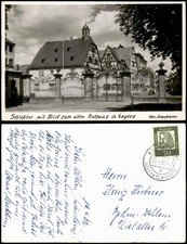 Engers Rhein-Neuwied (Rhein) Schloßtor   alten Rathaus in Engers 1962