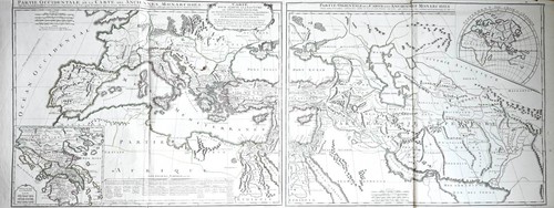 C1740 weltkarte alte welt - c1740,