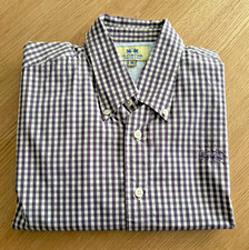 La Martina Hemd Herren langarm Gr. M Regular lila Karo ungetragen NP: 109€
