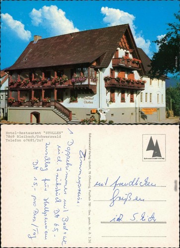 Ansichtskarte gutach - ansichtskarte,