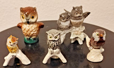 5 "Goebel"  Eulen aus Sammlung - Eulenfiguren von Goebel - Sammlerfiguren