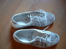 weiss bunte Waldläufer Schuhe, Gr. 3 1/2, Weite K, kaum getragen