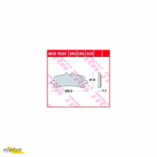 Trw bremsbelagsatz mcb792scr - bremsbelagsatz,