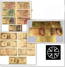 Goldfolie 3 komplette Sätze