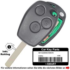 3 Tasten Funk Schlüssel Fernbedienung für Smart 453 City Fortwo Coupe Cabriolet