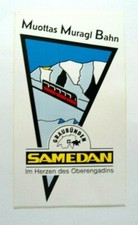 Souvenir-Aufkleber Muottas