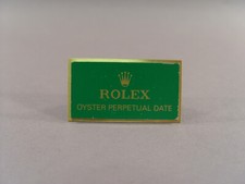 142943: Rolex Oyster Perpetual Date Original Vitrinen Display, Aufsteller Schild