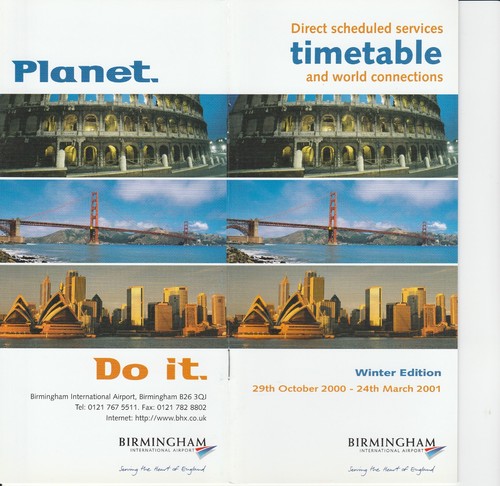 Flugplan birmingham airport - birmingham,