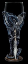 Glas Kelch Drache - Night