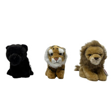 Kuscheltier Teddy Hermann Löwe, Tiger, Panther Babyformat Plüschtier Geschenk