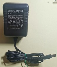MCE AC-DC Adaptor AD-1200800DV Netzteil DC 12V= 800mA MADE IN TAIWAN