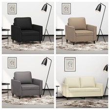 3-Sitzer-Sofa Kunstleder Couch