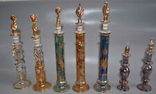 7 schöne Pafum Flakons Schmuckflacon a. Ägypten Phiole orientalisch Glas Vintage