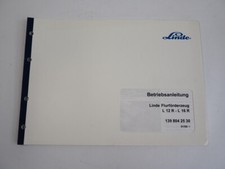 Linde L12R L16R Gabelstapler Betriebsanleitung Bedienung Wartung 2000