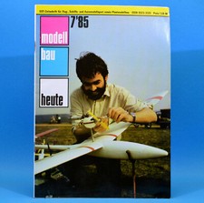 Modellbau heute 7/1985 Flugzeuge Schiffe Fahrzeuge Bauplan Barkentine Iskra DDR