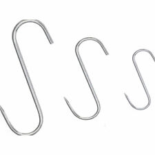 10 Stück Fleischhaken Fleischerhaken S Haken 180mm Metzger Metzgerei Fleischer