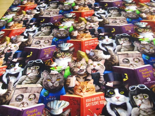 Katzen mit handy kochbuch - mit,