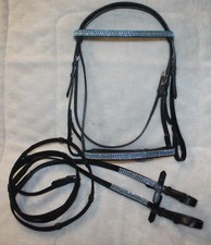 " STRASS " Leder Ponytrense +